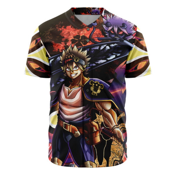 Anime Trippy Asta X Liebe Black Clover Baseball Jersey