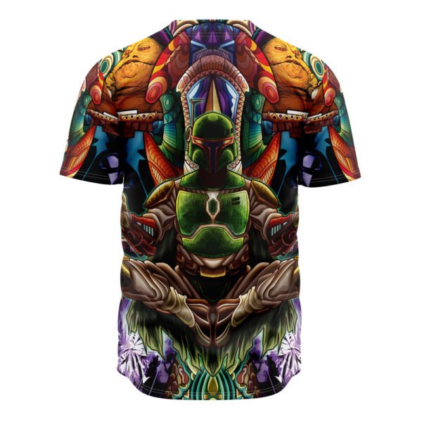 Trippy Boba Fett Star Wars Baseball Jersey