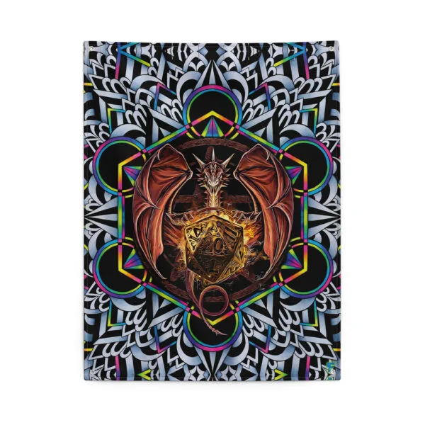Trippy Dungeons Dragons Tapestry