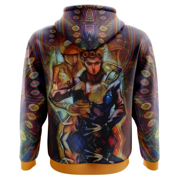 Anime Trippy Giorno Giovanna Golden Wind Jojos Bizarre Adventure Hoodie