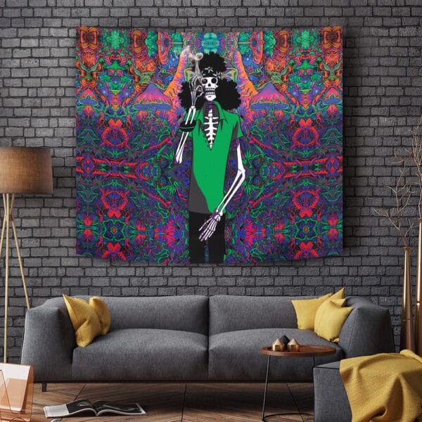 Trippy Hippie Trip Brook One Piece Tapestry