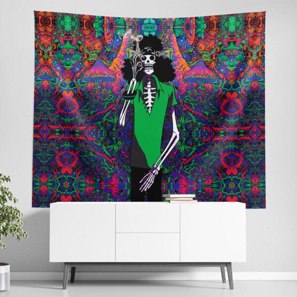 Trippy Hippie Trip Brook One Piece Tapestry