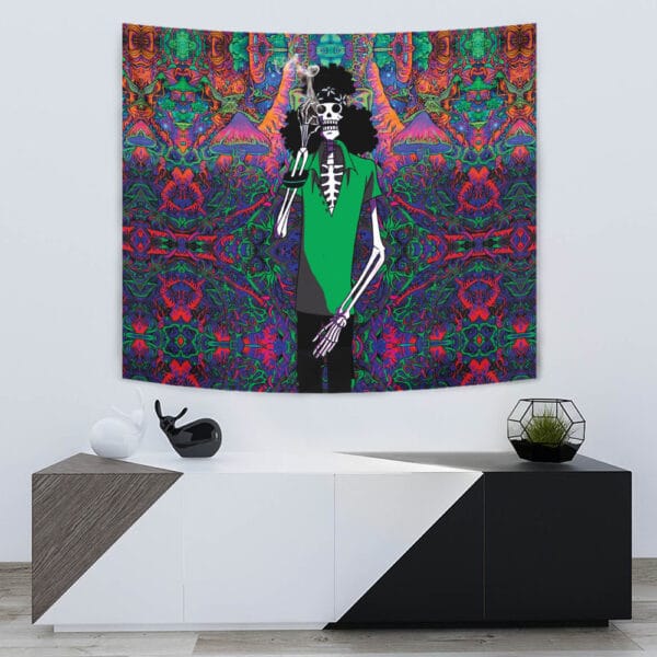 Trippy Hippie Trip Brook One Piece Tapestry