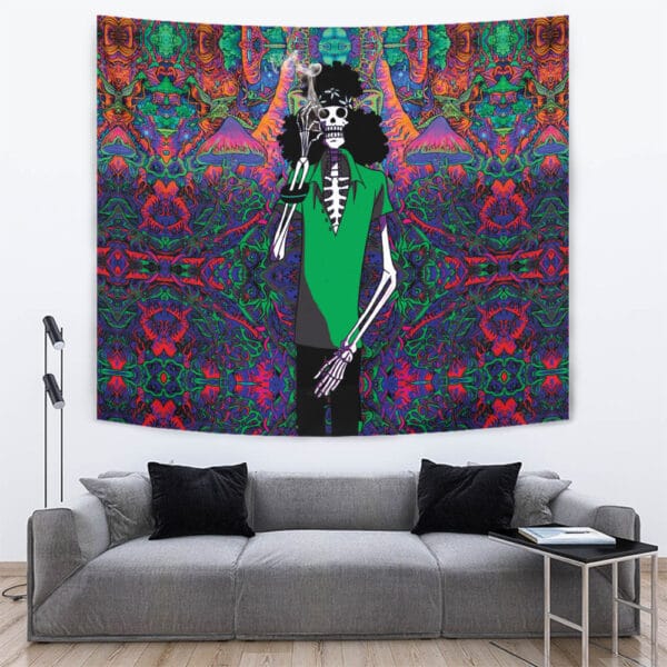 Trippy Hippie Trip Brook One Piece Tapestry