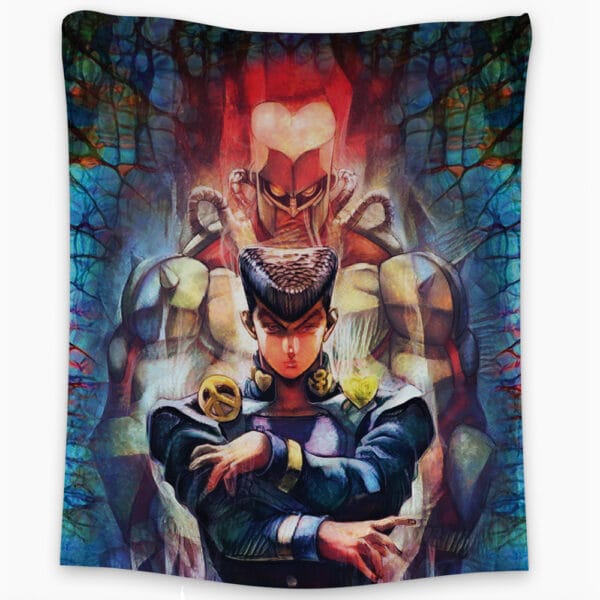 New Anime Trippy Josuke Shining Diamond Jojos Bizarre Adventure Tapestry