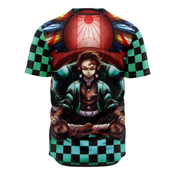 Anime Trippy Kamado Tanjiro Demon Slayer Baseball Jersey