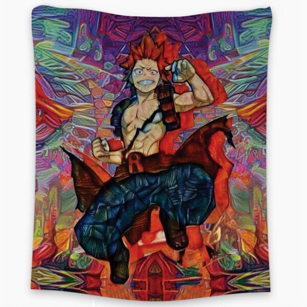 Trippy Kirishima Red Riot My Hero Academia Tapestry