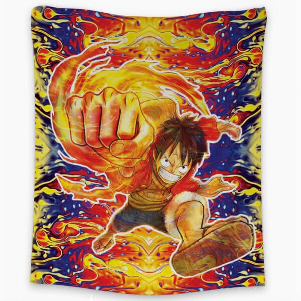 Trippy Luffy One Piece Tapestry