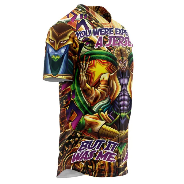 Anime Trippy Medidating Dio It Was Me Jojos Bizarre Adventure Baseball Jersey Anime