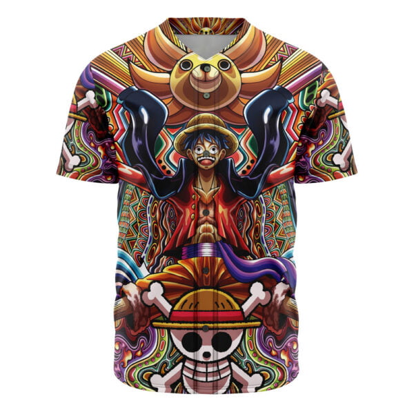 Trippy Monkey D Luffy One Piece Baseball Jersey