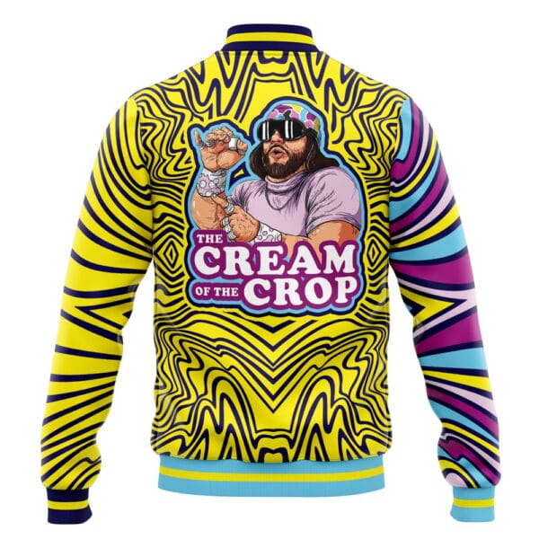 Trippy The Cream Of The Crop Randy Savage Pop Culture Varsity Jacket