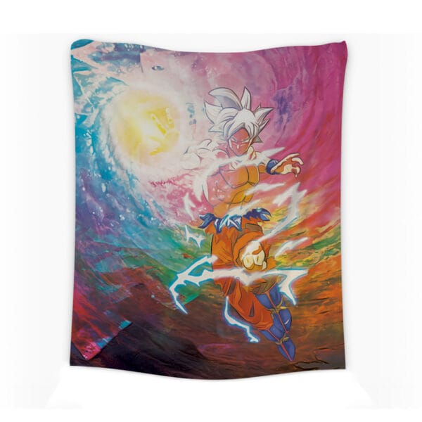 Trippy Ultra Instinct Goku Dragon Ball Z Tapestry