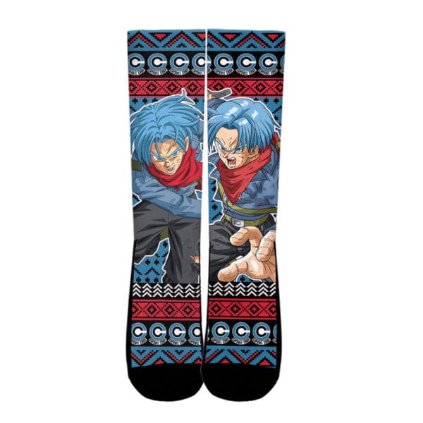 Trunks Socks Dragon Ball Custom Ugly Christmas Anime Socks