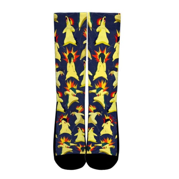 Typhlosion Socks Costume Pokemon Anime Socks Pattern