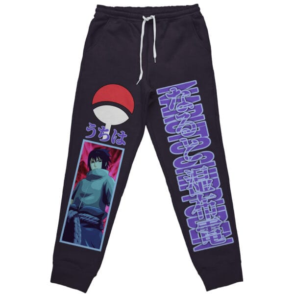 Anime Uchiha Sasuke Naruto Shippuden Streetwear Sweatpants Anime