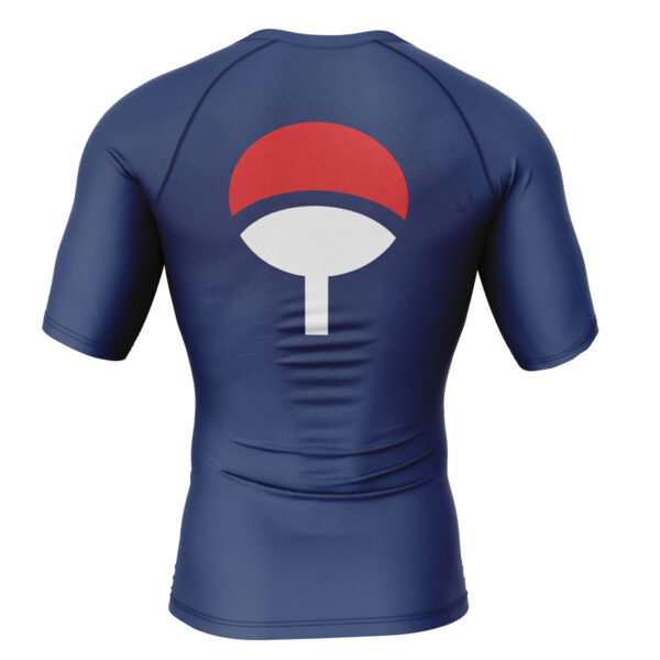 Anime Uchiha Symbol Naruto Short Sleeve Rash Guard Compression Shirt 2