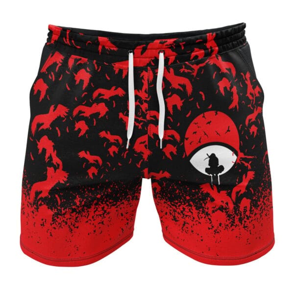 Anime Uchiha Symbol V2 Naruto Gym Shorts Anime