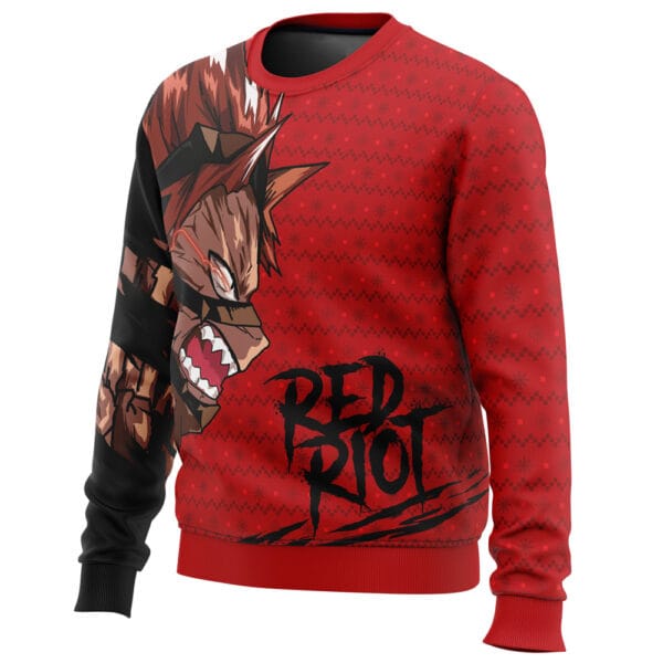 Anime Unbreakable Red Riot My Hero Academia Ugly Christmas Sweater