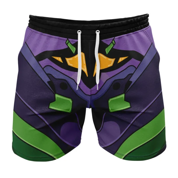 Unit 01 Neon Genesis Evangelion Gym Shorts