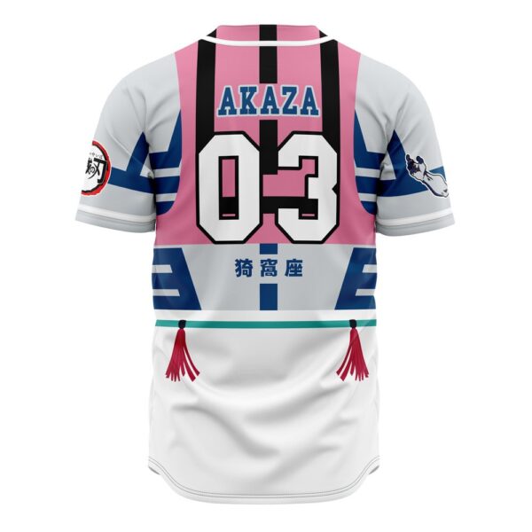 Upper Moons Akaza Demon Slayer Baseball Jersey