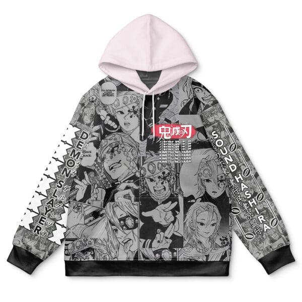 Uzui Tengen Manga Collage Demon Slayer Streetwear Hoodie