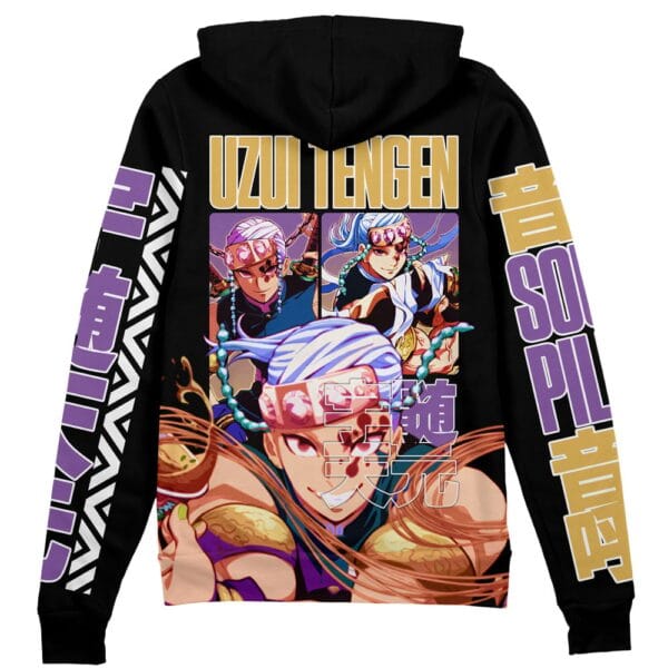 Uzui Tengen V2 Demon Slayer Streetwear Zip Hoodie Jacket