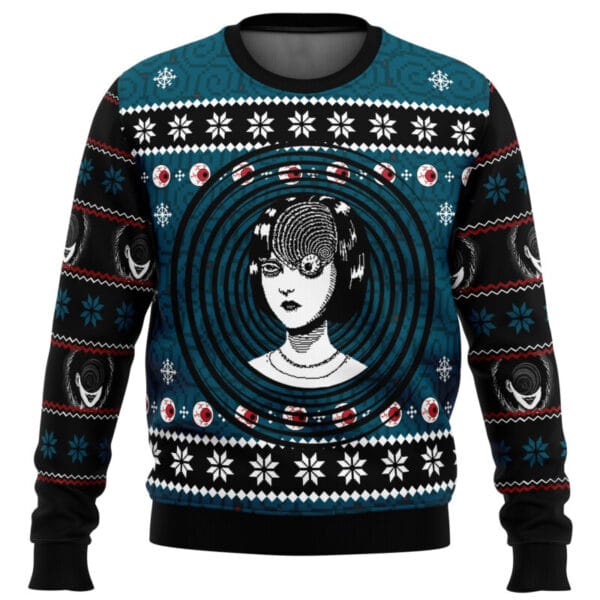 Anime Uzumaki Junji Ito Ugly Christmas Sweater