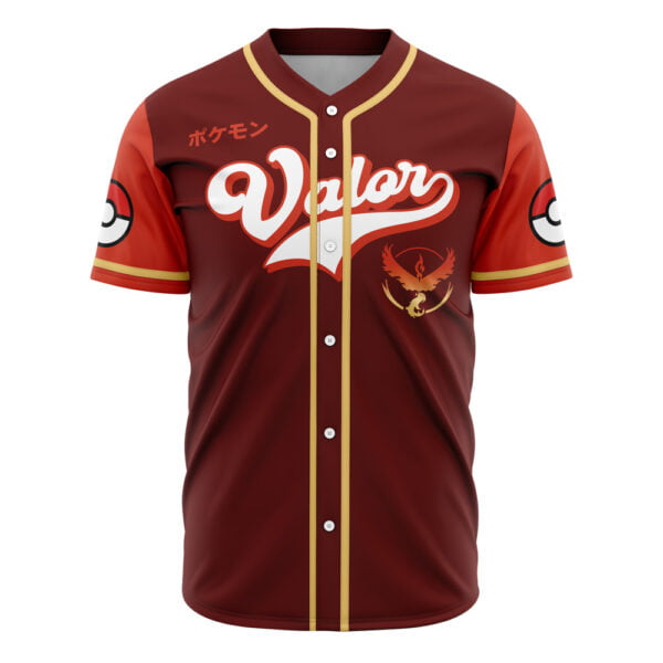 Valor Pokemon Baseball Jersey