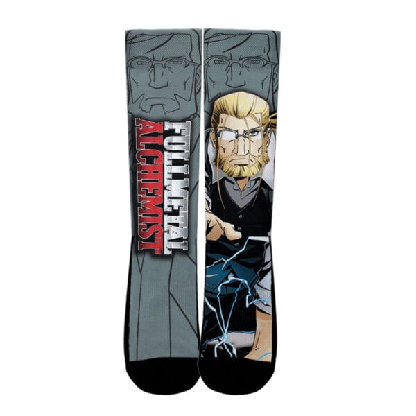 Van Hohenheim Socks Fullmetal Alchemist Custom Anime Socks Manga Style