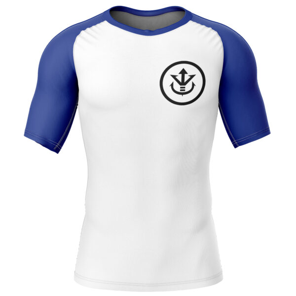 Vegeta Dragon Ball Z Short Sleeve Rash Guard Compression Shirt