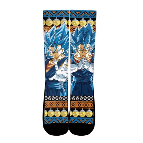 Vegito Socks Dragon Ball Custom Ugly Christmas Anime Socks