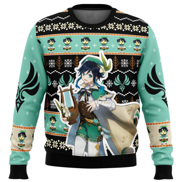 Venti Genshin Impact Ugly Christmas Sweater