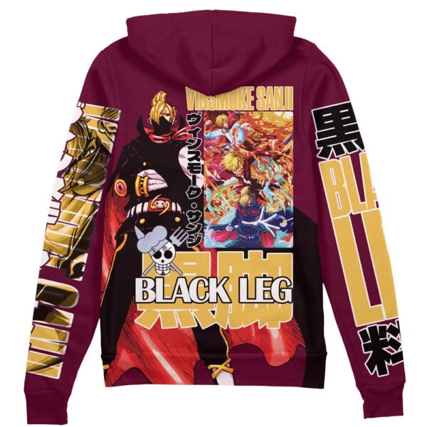 Vinsmoke Sanji V2 One Piece Streetwear Zip Hoodie Jacket