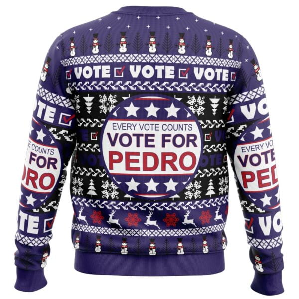 Vote For Pedro Napoleon Dynamite Ugly Christmas Sweater