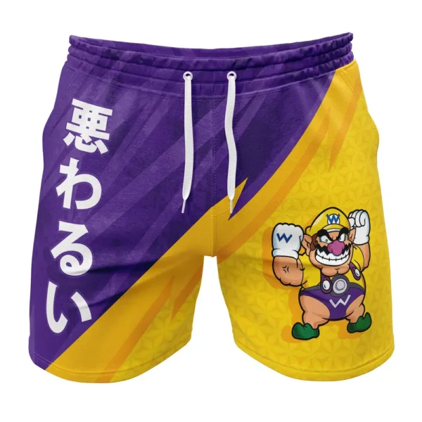 Wario Super Mario Bros Gym Shorts