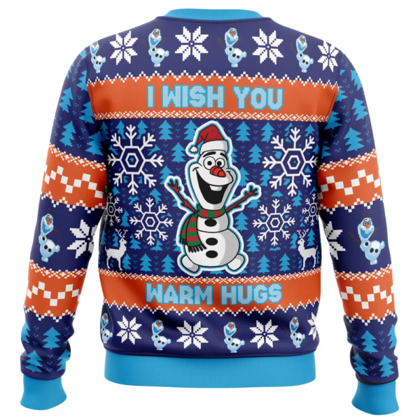 Warm Hugs Frozen Ugly Christmas Sweater