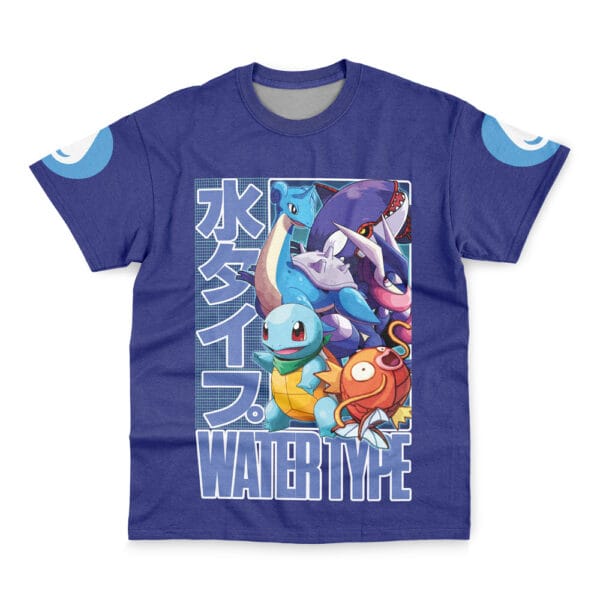 Water Type Pokemon Streetwear T Shirt