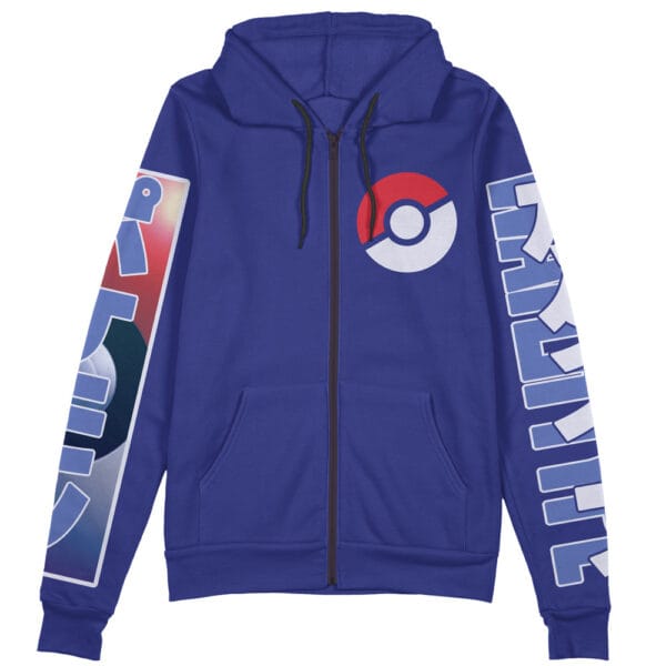 Water Type Pokemon Streetwear Zip Hoodie Jacket