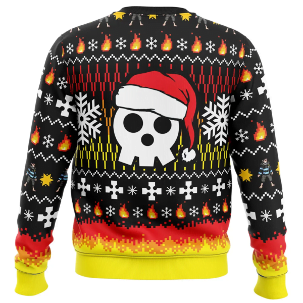 We Didnt Start The Fire This Christmas Fire Force Ugly Christmas Sweater