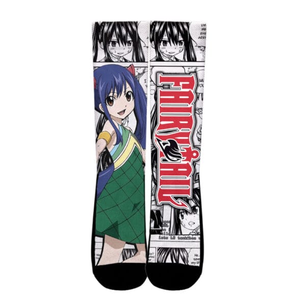 Wendy Marvell Socks Fairy Tail Custom Anime Socks Manga Style