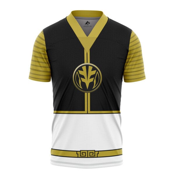 White Ranger Mighty Morphin Power Rangers Soccer Jersey