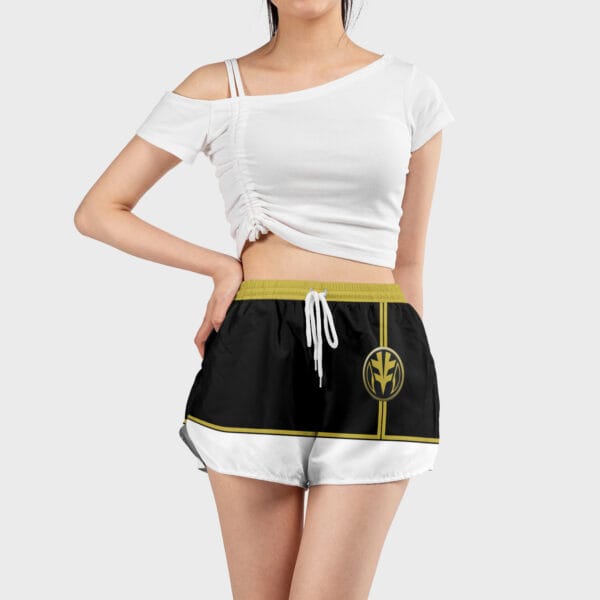 White Ranger Mighty Morphin Power Rangers Womens Board Shorts