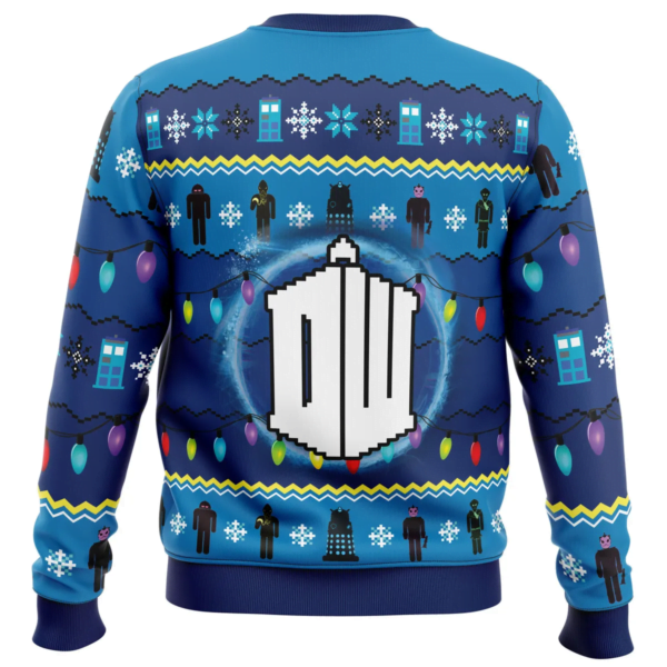 Whos Outside Doctor Who Ugly Christmas Sweater 2