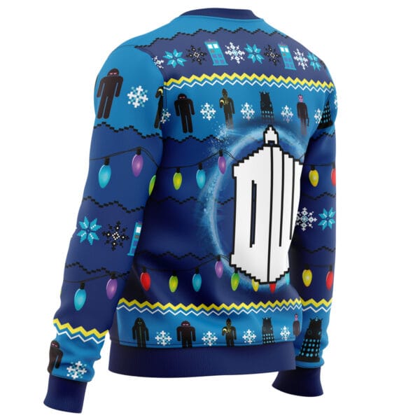 Whos Outside Doctor Who Ugly Christmas Sweater