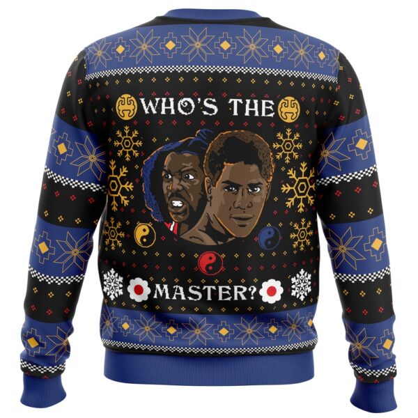 Whose The Master The Last Dragon Ugly Christmas Sweater