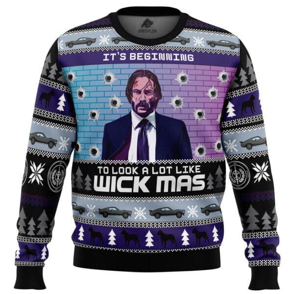 Wick Mas John Wick Ugly Christmas Sweater