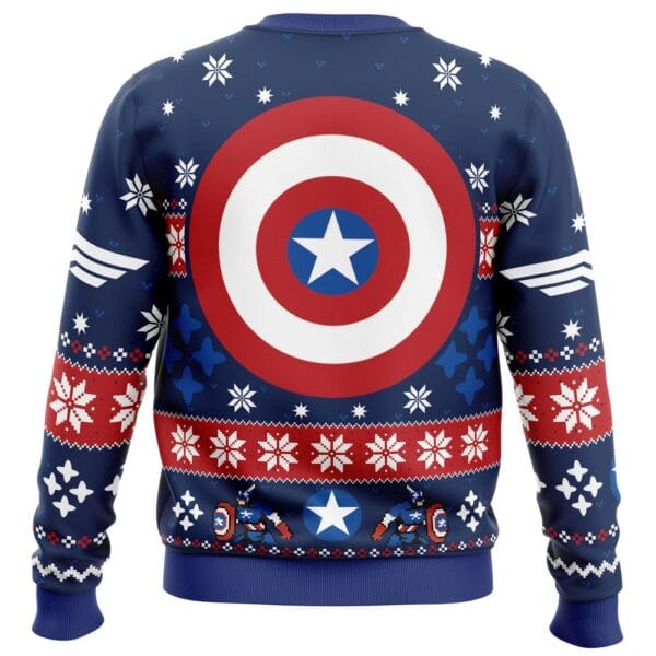 Winter Soldier Captain America Marvel Ugly Christmas Sweater