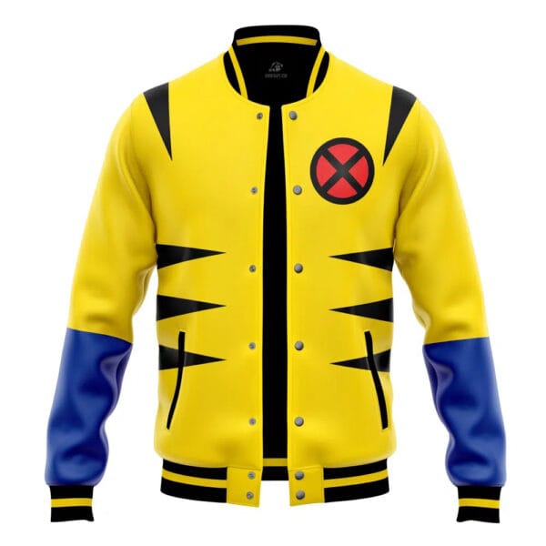 X Men Wolverine Marvel Varsity Jacket