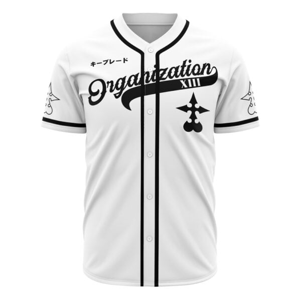 Xemnas Organization Xiii Kingdom Hearts Baseball Jersey