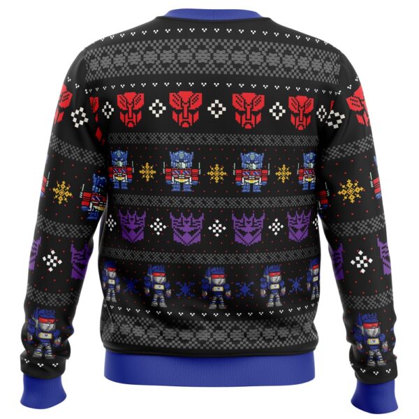 Xmas In Disguise Transformers Ugly Christmas Sweater